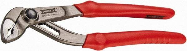 Proto - 9-27/32" OAL, 1-5/8" Max Capacity, 54mm Jaw Length, 12 Position Tongue & Groove Pliers - Slim Head - Industrial Tool & Supply