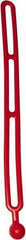 NoMarr - Light Duty Tie Down with Ball End - 16" OAL, Red - Industrial Tool & Supply