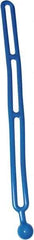 NoMarr - Light Duty Tie Down with Ball End - 16" OAL, Blue - Industrial Tool & Supply