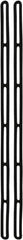 NoMarr - Heavy Duty Tie Down with Single/Double/Centering End - 48" OAL, Black - Industrial Tool & Supply