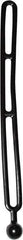 NoMarr - Light Duty Tie Down with Ball End - 16" OAL, Black - Industrial Tool & Supply