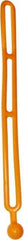 NoMarr - Light Duty Tie Down with Ball End - 16" OAL, Orange - Industrial Tool & Supply