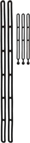 NoMarr - 4' Long x 48" Diam, Black Tie Down Strap Kit - Industrial Tool & Supply