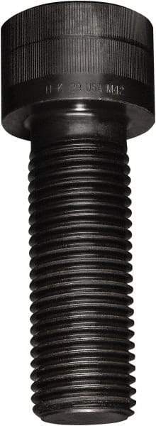 Holo-Krome - M48x5.00 Metric Coarse Hex Socket Drive, Socket Cap Screw - Grade 12.9 Alloy Steel, Black Oxide Finish, Fully Threaded, 100mm Length Under Head - Industrial Tool & Supply