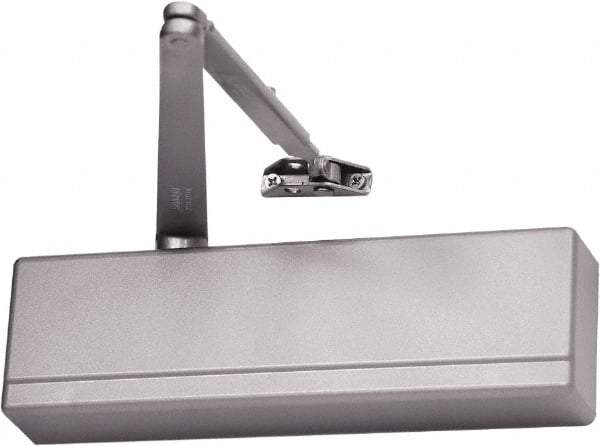 Sargent - Heavy-Duty Door Closer Manual Damper - Aluminum (Satin) Finish - Industrial Tool & Supply