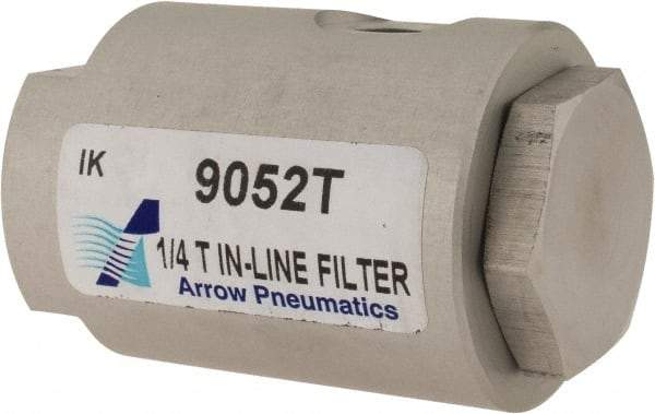 Made in USA - Filter Elements & Assemblies Filter Type: In-Line T Type Media Type: Sintered Bronze - Industrial Tool & Supply