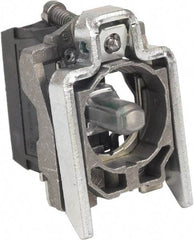 Schneider Electric - 110-120 VAC at 50/60 Hz Green Lens LED Indicating Light - Screw Connector, Electromagnetic Field Resistant, Electrostatic Discharge Resistant, Shock Resistant, Vibration Resistant - Industrial Tool & Supply