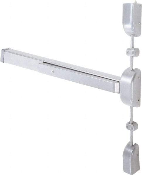 Arrow Lock - Left & Right Hand, Surface Vertical Rod - US28 Finish - Industrial Tool & Supply