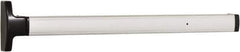 Falcon - 2' 6" to 3' 4-1/2" Door Width Concealed Vertical Rod Push Bar - Anodized Aluminum Finish - Industrial Tool & Supply