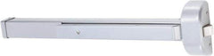 Arrow Lock - 3' to 4' Door Width Rim Exit Device - Aluminum Finish - Industrial Tool & Supply