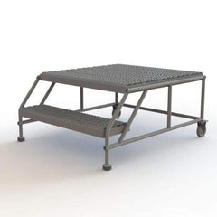TRI-ARC - Rolling & Wall Mounted Ladders & Platforms Type: Rolling Work Platform Style: Steel Work Platform - Industrial Tool & Supply