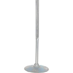 Vestil - 17-3/8" Wide x 48" High Sign Compatiblity, Steel Sign Stand - Silver - Industrial Tool & Supply