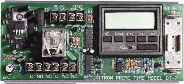 Securitron - 1 sec to 24 hr Digital Electrical Timer - 12 to 24 VDC/24 VAC, - Industrial Tool & Supply
