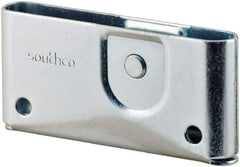 Made in USA - 1-3/4" Long x 0.64" Wide x 3.69" High, Draw Latch - Zinc Plated Steel, with Plain Steel Finish - Industrial Tool & Supply