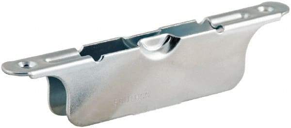 Made in USA - 1-1/4" Long x 0.63" Wide x 5.89" High, Draw Latch - Zinc Plated Steel, with Plain Steel Finish - Industrial Tool & Supply