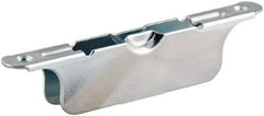 Made in USA - 1-1/4" Long x 0.63" Wide x 5.89" High, Draw Latch - Zinc Plated Steel, with Plain Steel Finish - Industrial Tool & Supply