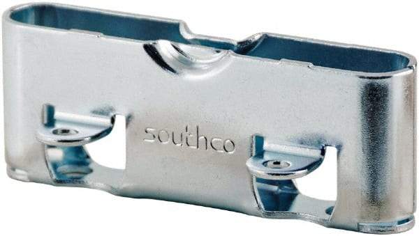 Made in USA - 1-1/4" Long x 1.63" Wide x 3.38" High, Draw Latch - Zinc Plated Steel, with Plain Steel Finish - Industrial Tool & Supply