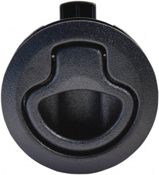 Value Collection - 1.96" Long x 0.88" Wide x 2.82" High, Flush Pull Latch - Polycarbonate, with Black Finish - Industrial Tool & Supply