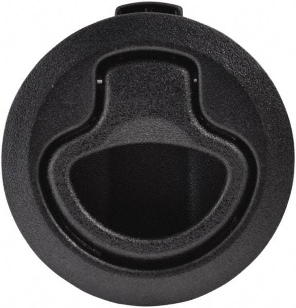 Value Collection - 1.96" Long x 0.88" Wide x 2.82" High, Flush Pull Latch - Polycarbonate, with Black Finish - Industrial Tool & Supply