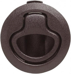 Value Collection - 1.96" Long x 0.88" Wide x 2.82" High, Flush Pull Latch - Polycarbonate, with Black Finish - Industrial Tool & Supply