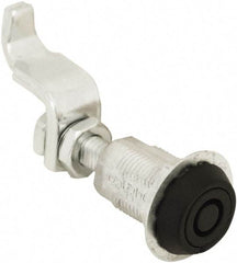 Made in USA - 3.52" Long x 0.88" Wide x 3-1/4" High, Compression Latch - Zinc Plated Steel, with Black Powder Coat Finish - Industrial Tool & Supply