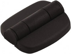 Made in USA - 1.91" Long x 1.73" Wide, Detent Hinge - Nylon, Black Finish - Industrial Tool & Supply