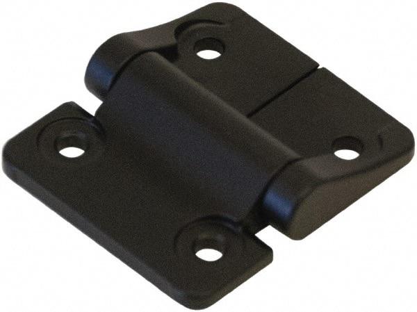 Value Collection - 2-1/4" Long x 2" Wide, Heavy Duty Hinge - Zinc, Black Finish - Industrial Tool & Supply