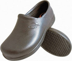 Genuine Grip - Unisex Size 8 Medium Width Plain Work Shoe - Black, EVA Upper, Rubber Outsole, 4" High, Dielectric, Non-Slip, Waterproof - Industrial Tool & Supply
