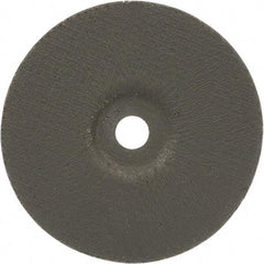 3M - 4-1/2" Wheel Diam, 7/8" Arbor Hole, Type 27 Depressed Center Wheel - Ceramic - Industrial Tool & Supply