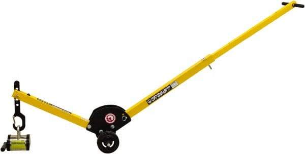 Mag-Mate - 400 Lb Load Capacity, Lift Magnet Dolly - 10" High x 41" Long x 13" Wide, 2 Poles - Industrial Tool & Supply