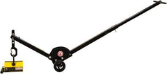 Mag-Mate - 400 Lb Load Capacity, Lift Magnet Dolly - 10" High x 41" Long x 13" Wide, 2 Poles - Industrial Tool & Supply