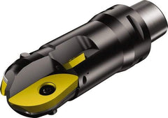 Sandvik Coromant - 2" Cut Diam, 1.791" Max Depth of Cut, 50mm Shank Diam, 6.1024" OAL, Indexable Ball Nose End Mill - 4.9213" Head Length, C5 Modular Connection, RA216.. Cx Toolholder, APMT 160408-M, RA216-51 07 Insert - Industrial Tool & Supply