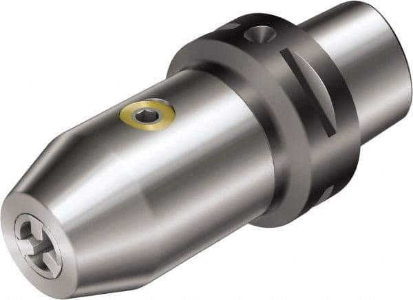 Sandvik Coromant - C4;8 - 1 System Size, Modular Tool Holding System Adapter - 77mm Projection, 24.1mm Body Diam, 101mm OAL, Through Coolant - Exact Industrial Supply