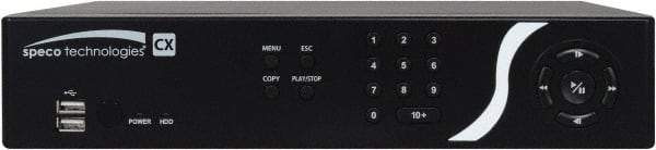 Speco - Security Camera Recorders Type: 8 Channel Digital Video Recorder with 3 TB Hard Drive Hard Drive Size: 3 TB - Industrial Tool & Supply