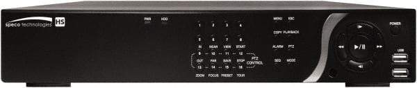 Speco - Security Camera Recorders Type: 16 Channel Digital Video Recorder with 4 TB Hard Drive Hard Drive Size: 4 TB - Industrial Tool & Supply