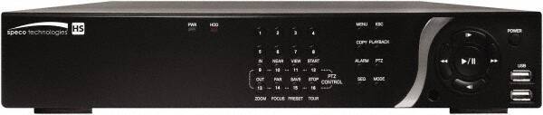 Speco - Security Camera Recorders Type: 16 Channel Digital Video Recorder with 2 TB Hard Drive Hard Drive Size: 2 TB - Industrial Tool & Supply