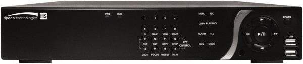 Speco - Security Camera Recorders Type: 8 Channel Digital Video Recorder with 9 TB Hard Drive Hard Drive Size: 9 TB - Industrial Tool & Supply