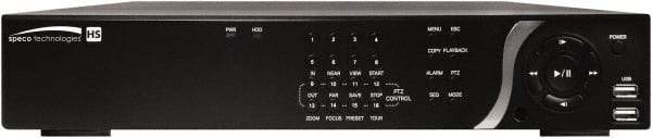 Speco - Security Camera Recorders Type: 8 Channel Digital Video Recorder with 6 TB Hard Drive Hard Drive Size: 6 TB - Industrial Tool & Supply