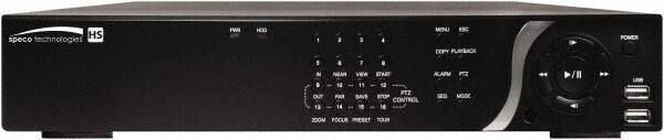 Speco - Security Camera Recorders Type: 8 Channel Digital Video Recorder with 4 TB Hard Drive Hard Drive Size: 4 TB - Industrial Tool & Supply