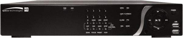 Speco - Security Camera Recorders Type: 8 Channel Digital Video Recorder with 3 TB Hard Drive Hard Drive Size: 3 TB - Industrial Tool & Supply