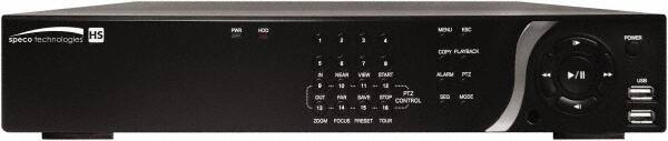 Speco - Security Camera Recorders Type: 8 Channel Digital Video Recorder with 2 TB Hard Drive Hard Drive Size: 2 TB - Industrial Tool & Supply