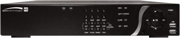 Speco - Security Camera Recorders Type: 8 Channel Digital Video Recorder with 1 TB Hard Drive Hard Drive Size: 1 TB - Industrial Tool & Supply