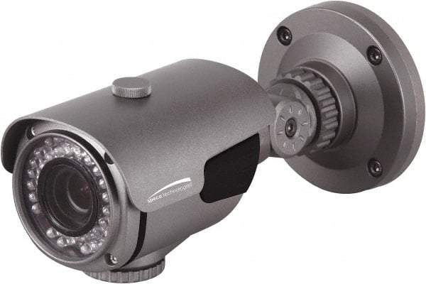 Speco - Indoor and Outdoor Variable Focal Lens Infrared Bullet Camera - 2.8-12mm Lens, 700 Resolution Line, 8.27 Inch Long x 3.94 Inch High x 3.94 Inch Wide, Color Image - Industrial Tool & Supply