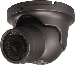 Speco - Indoor and Outdoor Variable Focal Lens Infrared Turret Camera - 3.7mm Lens, 1,000 Resolution Line, 3.8 Inch Diameter, 4.65 Inch High, Color Image - Industrial Tool & Supply