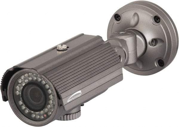 Speco - Indoor and Outdoor Variable Focal Lens Infrared Bullet Camera - 3.8-38mm Lens, 700 Resolution Line, 11.02 Inch Long x 1.04 Inch High x 3.46 Inch Wide, Color Image - Industrial Tool & Supply