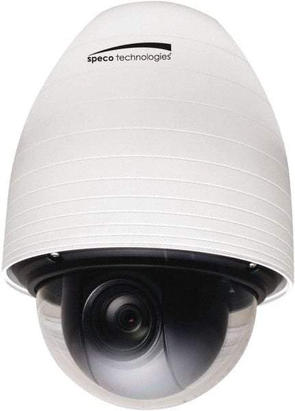 Speco - Indoor and Outdoor Variable Focal Lens PTZ Camera - 4.3-129mm Lens, 1920 x 1080 Pixels, 7.68 Inch Diameter, 9.01 Inch High, Color Image - Industrial Tool & Supply