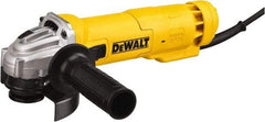 DeWALT - 4-1/2" Wheel Diam, 11,000 RPM, Corded Angle & Disc Grinder - 5/8-11 Spindle, 120 Volts, 11 Amps - Industrial Tool & Supply