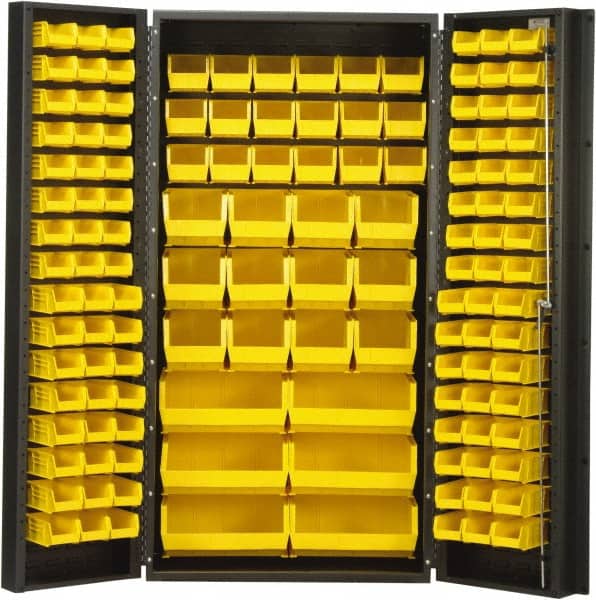 Quantum Storage - 132 Bin Storage Cabinet - Industrial Tool & Supply