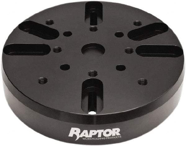 Raptor Workholding - 9-7/8" Jaw Width, 2" High Riser - For Use with 4 & 5 Axis Workholding Systems - Industrial Tool & Supply