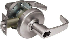 Corbin Russwin - Entrance Lever Lockset - 2-3/4" Back Set, Steel, Brushed Chrome Finish - Industrial Tool & Supply